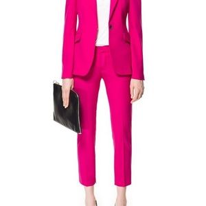 Zara Hot Pink Barbiecore Pants